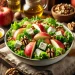 Салат з яблуками та сиром
