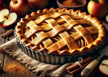 Яблучний пиріг з корицею