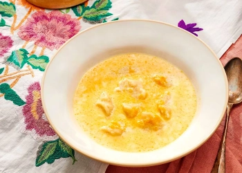 Молочні гарбузові галушки