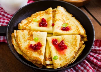 Тісто для млинців на мінеральній воді