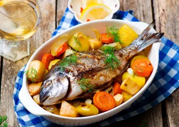 Дорадо з картоплею