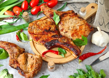 Корейка на грилі