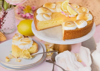 Лимонний тарт з меренгою