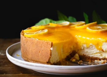 Легкий лимонний чизкейк