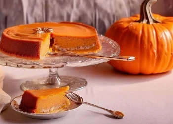 Повітряна гарбузова запіканка