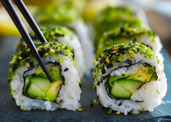 Як приготувати зелені роли з авокадо