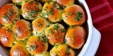 Пампушки з часником