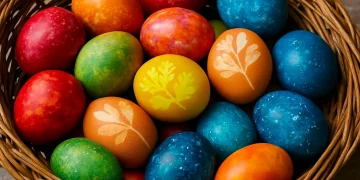 Натуральні барвники для великодніх яєць