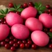 Як пофарбувати яйця журавлиною